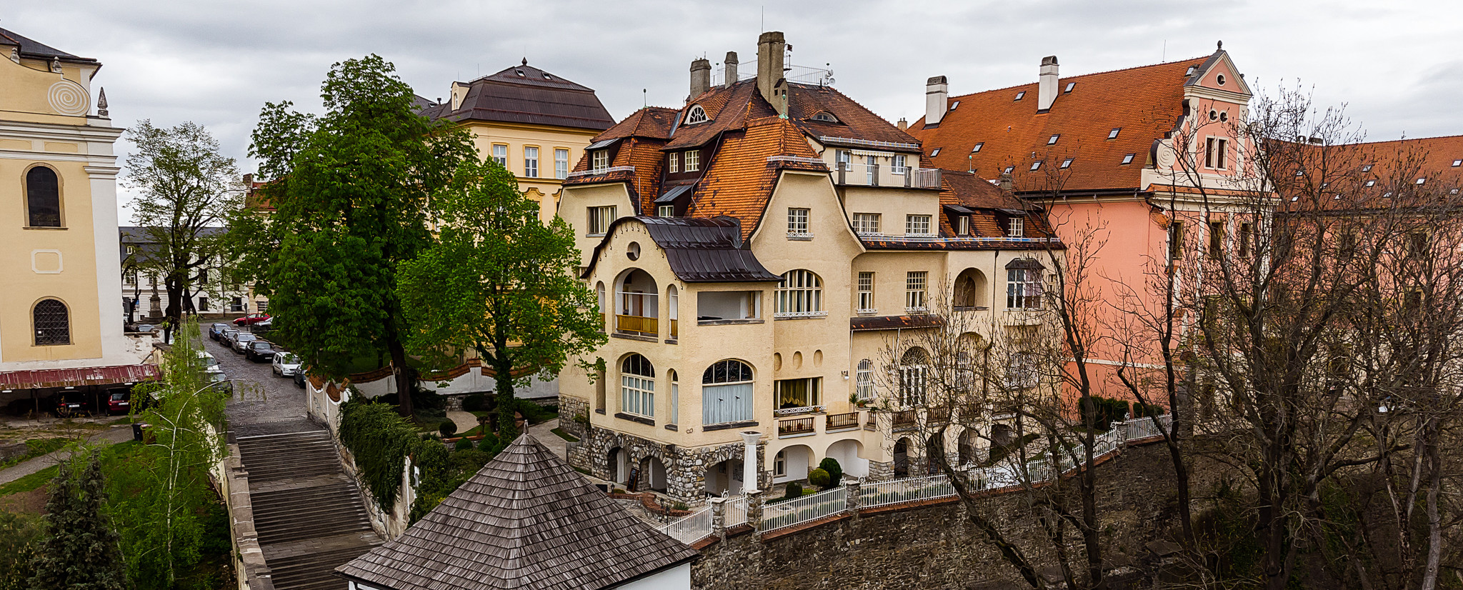 VilaPrimavesi letecký pohled jih